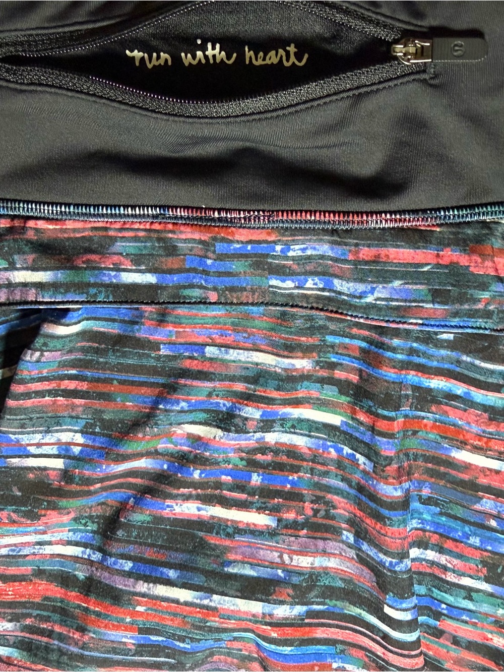 Lululemon 6 Tennis Pickle Ball Athletic Skirt Play off the Pleats Black Multi - Picture 10 of 16